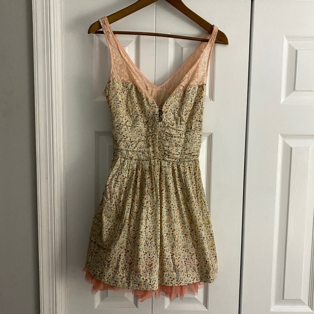 Free People Floral Corset Dress